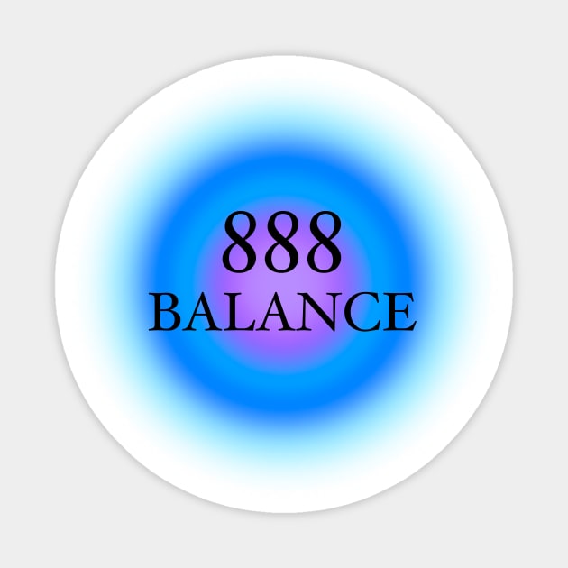 888 Angel Numbers Balance Glowing Aura Sticker by Scarlett Blue